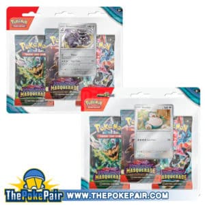 ThePokePair.com - Pokemon SV06 Twilight Masquerade 3-Pack Blister (Set of 2)