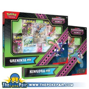 ThePokePair.com - Pokemon SV6.5 Shrouded Fable Greninja/Kingdra Special Illustration Box (Set of 2)